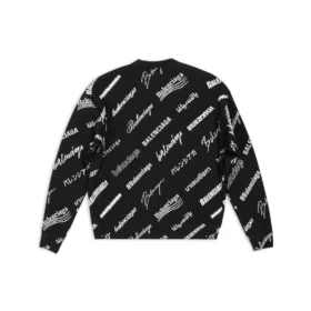 Her Yüzünde Logo Baskılı Bisiklet Yaka Sweatshirt “Siyah Beyaz” 724858T16651070 Her Yüzünde Logo Baskılı Bisiklet Yaka Sweatshirt “Siyah Beyaz” 724858T16651070