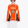 Hokey Panelli Uzun Kollu Jersey Tişört “Orange” 657105TKV247074