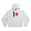 I Love Kapüşonlular Orta Kesim “Beyaz” 742603TOVH59081