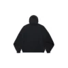 I Love Paris Balenciaga Kapüşonlu Sweatshirt Geniş Kesim “Siyah Soluk” 803265TRVM61041
