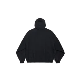 I Love Paris Balenciaga Kapüşonlu Sweatshirt Geniş Kesim “Siyah Soluk” 803265TRVM61041 I Love Paris Balenciaga Kapüşonlu Sweatshirt Geniş Kesim “Siyah Soluk” 803265TRVM61041