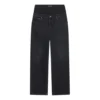 Çift Bel Bandlı Pantolonlar “Siyah” 661609TBP471055