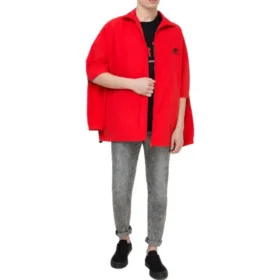 Çift Kollu Fermuarlı Ceket “Red” 602278TG0116010