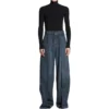 Çift Taraflı Pantolonlar “Koyu Mavi” 767983TNW654445
