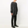 Intarsia Örgü Logolu Kazak “Gri” 625970T31781262