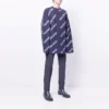 Intarsia Örgü Logolu Kazak “Siyah” 623283T15674177