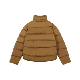 Interlocked BB Puffer Ceket “Brown” 595224TG0262365