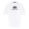 Interlocked BB Regular Fit Tişört “Beyaz” 578139TEV489044