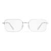 Invisible Rectangle Güneş Gözlükleri “Gümüş” 768058T00051402
