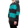Çizgili Oversized Kapüşonlu Sweatshirt “Green Black” 556137TDV325567