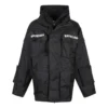 Jersey Ekli Teknik Kumaş Oversized Parka “Siyah” 746450TOO321000