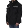 Jersey Ekli Teknik Kumaş Oversized Parka “Siyah” 746450TOO321000