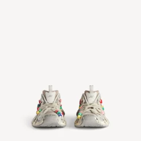 Kadın 3XL Extreme bağcıklı sneaker’lar, yumurta kabuğu rengi/çok renkli