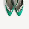 Kadın Balenciaga | Manolo Blahnik “Grass” rengi terlikler Kadın Balenciaga | Manolo Blahnik “Grass” rengi terlikler