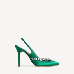 Kadın Balenciaga | Manolo Blahnik çim rengi slingback