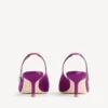 Kadın Balenciaga | Manolo Blahnik mor renkli slingback