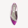 Kadın Balenciaga | Manolo Blahnik mor renkli slingback