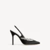 Kadın Balenciaga | Manolo Blahnik siyah slingback Kadın Balenciaga | Manolo Blahnik siyah slingback