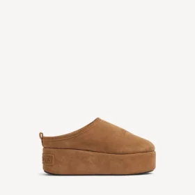 Kadınlar için kahverengi/beyaz Alaska Soft platform terlik