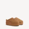 Kadınlar için kahverengi/beyaz Alaska Soft platform terlik Kadınlar için kahverengi/beyaz Alaska Soft platform terlik