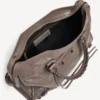 Kadınlar için koyu noix rengi orta boy City çanta