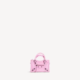Kadınlar için Le City Bag Nano, kabarcıklı pembe