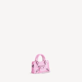 Kadınlar için Le City Bag Nano, kabarcıklı pembe
