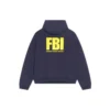 Kaplan Yılı FBI Çift Taraflı Kapüşonlu Sweatshirt “Navy” 681472TLVM44084