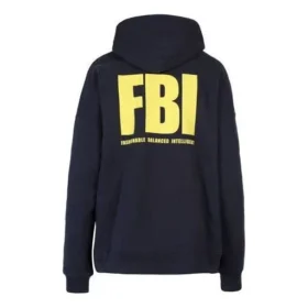 Kaplan Yılı FBI Çift Yüzlü Kapüşonlu Sweatshirt “Lacivert” 682144TLVM44084 Kaplan Yılı FBI Çift Yüzlü Kapüşonlu Sweatshirt “Lacivert” 682144TLVM44084