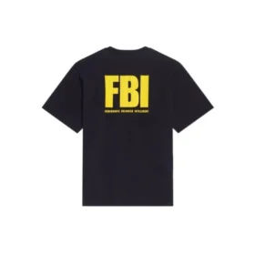 Kaplan Yılı FBI Çift Yüzlü Tişört “Lacivert” 681467TLVM54084
