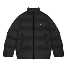 Kaplan Yılı Oversized Yastıklı Kuş Tüyü Ceket “Siyah” 682695TLO061000