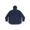 Kapüşonlu Kareli Overshirt “Blue Navy” 720109TNM354202