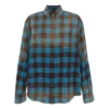 Kareli Flanel Oversized Uzun Kollu Gömlek “Blue Red” 715030TMM116305