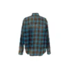 Kareli Flanel Oversized Uzun Kollu Gömlek “Blue Red” 715030TMM116305