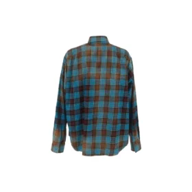 Kareli Flanel Oversized Uzun Kollu Gömlek “Blue Red” 715030TMM116305