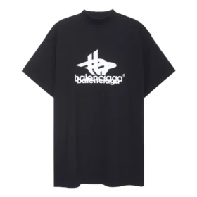 Katmanlı Spor Tişört Oversized “Siyah Beyaz” 739028TPVF21070