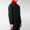 Küçük Kontrast Logolu Baskılı Bisiklet Yaka Sweatshirt “Siyah Beyaz” 556147TYK271000
