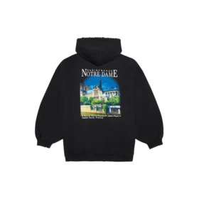 Klasik Baskılı Bol Kesim Kapüşonlu Sweatshirt Siyah 641529TJVH91000 Klasik Baskılı Bol Kesim Kapüşonlu Sweatshirt Siyah 641529TJVH91000