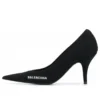 Knife Knit 80 mm Topuklu Ayakkabılar “Siyah” 628602W18021090