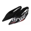 Knife Slingback Logo Baskılı Günlük Babet “Siyah” 500619W06001091