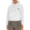 Koala İşlemeli Kapüşonlu Sweatshirt Beyaz 612959TIVD29000