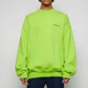 Kontrast Logolu Sweatshirt “Lime” 671125TKVB57072