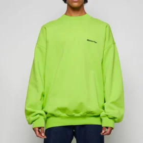 Kontrast Logolu Sweatshirt “Lime” 671125TKVB57072 Kontrast Logolu Sweatshirt “Lime” 671125TKVB57072