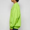 Kontrast Logolu Sweatshirt “Lime” 671125TKVB57072
