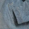 Koyu mavi erkek denim dikişli kapüşonlu ceket Koyu mavi erkek denim dikişli kapüşonlu ceket