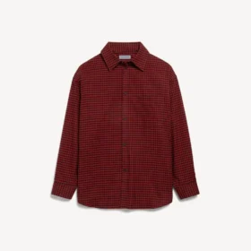 Kırmızı erkek overshirt