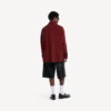 Kırmızı erkek overshirt Kırmızı erkek overshirt