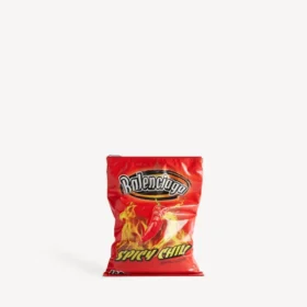 Kırmızı renkli cips çantası