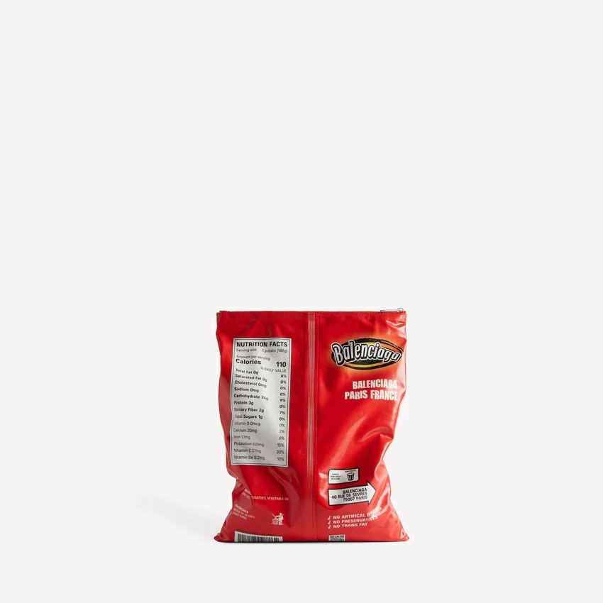 Kırmızı renkli cips çantası Kırmızı renkli cips çantası