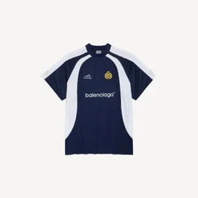 Lacivert erkek futbol oversize tişörtü